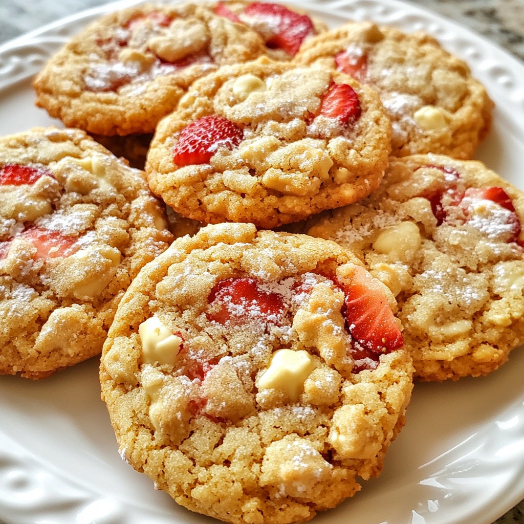 Strawberry Oatmeal Cookies Delicious and Easy Treat