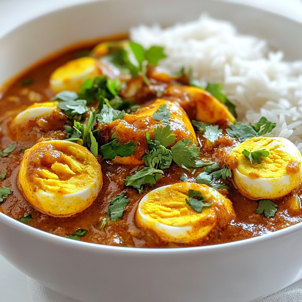 Spicy Indian Egg Curry Flavorful and Easy Recipe