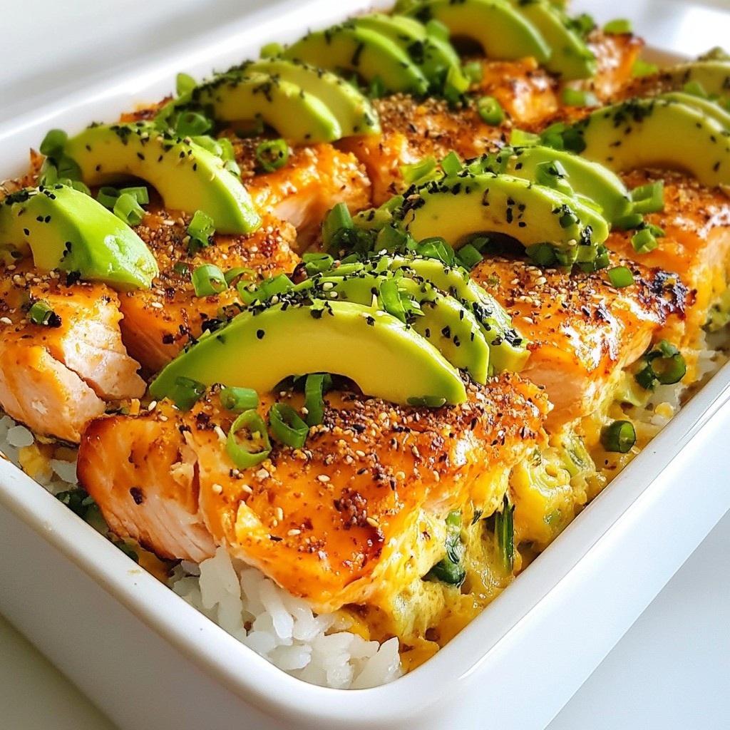 Easy Spicy Salmon Sushi Bake Tasty and Simple Dish