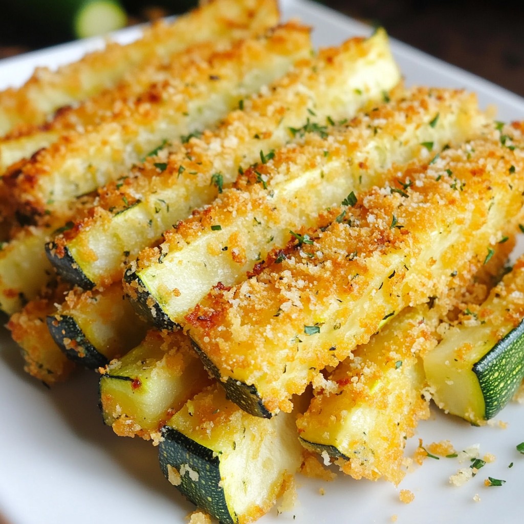 Air Fryer Parmesan Zucchini Fries Crispy and Tasty Snack