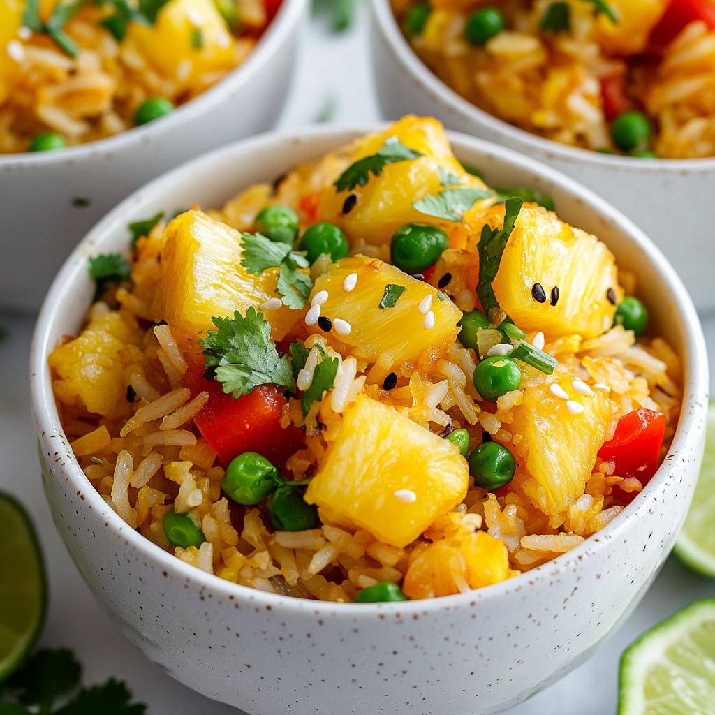 Pineapple Fried Rice Delightful Flavorful Meal