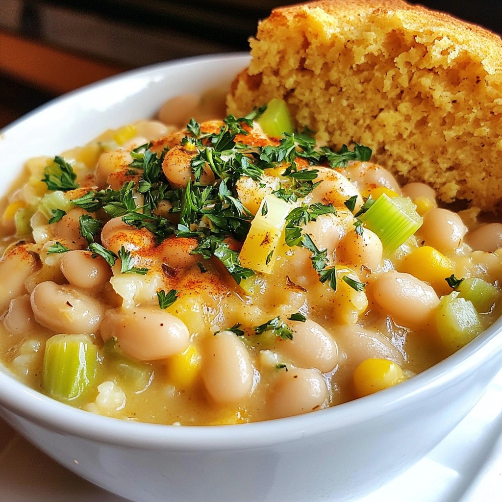 Southern White Beans and Rice Tasty Comfort Meal