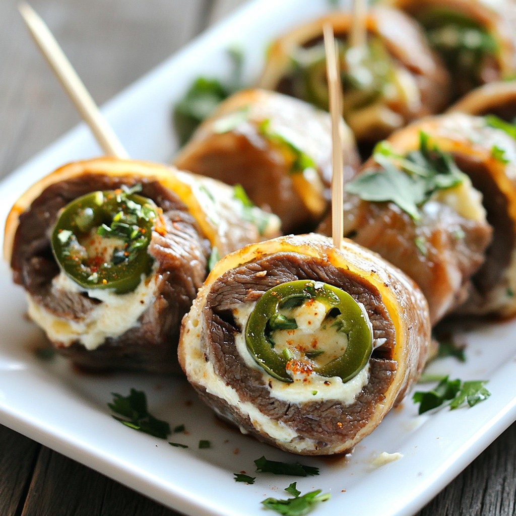 Jalapeño Cream Cheese Venison Roll-Ups Delightful Treat