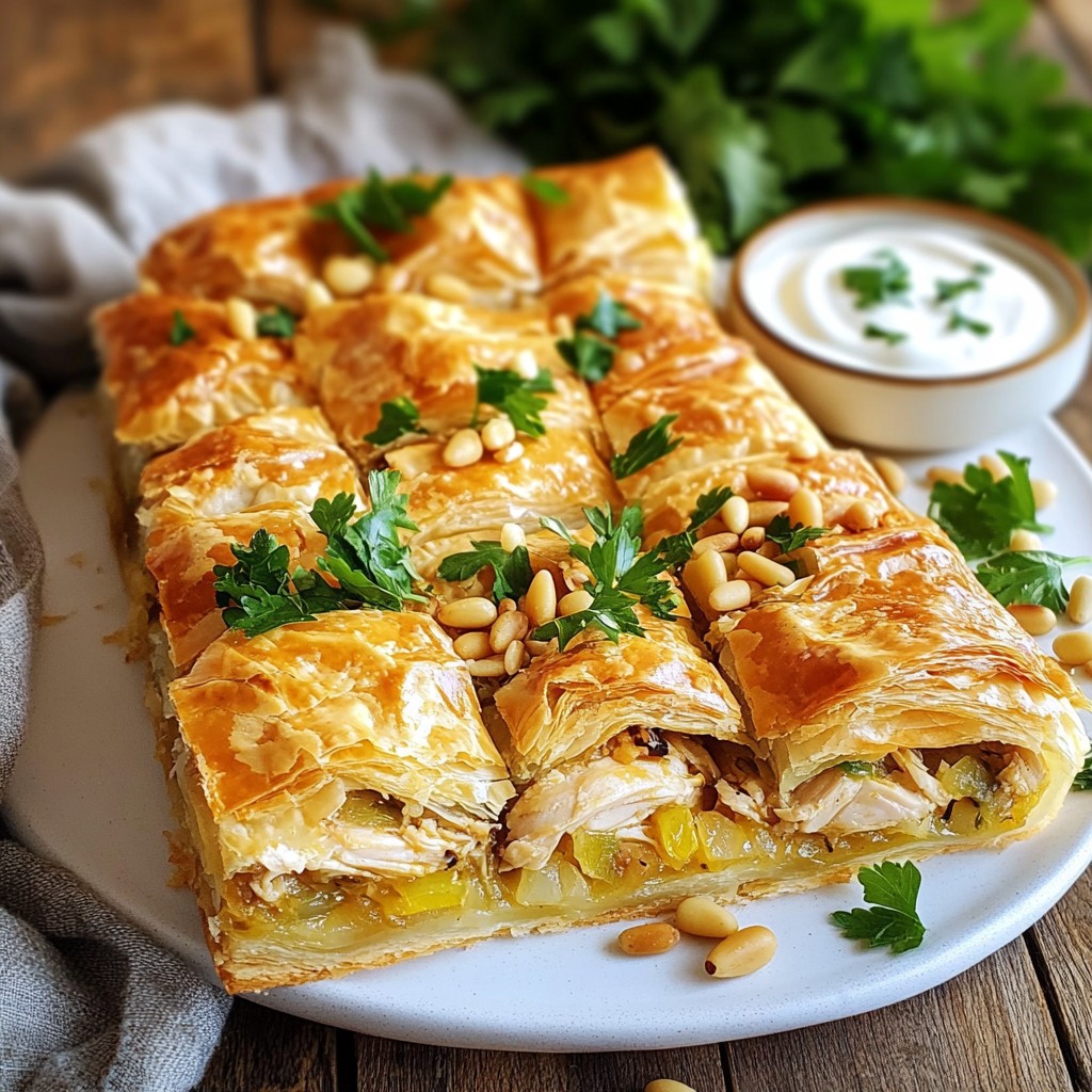 Golden Arabic Savory Pie Flavorful and Easy Recipe