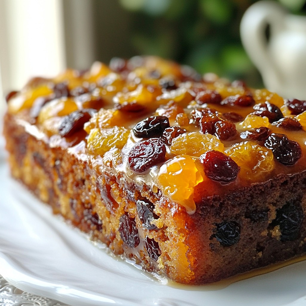 Moist Traditional Fruitcake Simple Holiday Treat