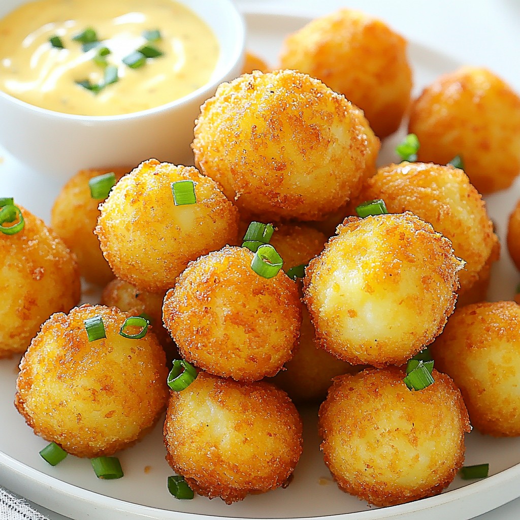 Golden Crispy Potato Balls Perfectly Fried Delight