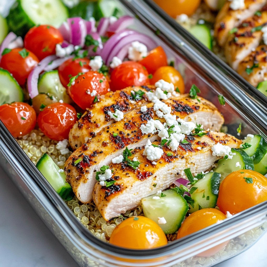 Greek Chicken Meal Prep Bowls Simple and Healthy Meal