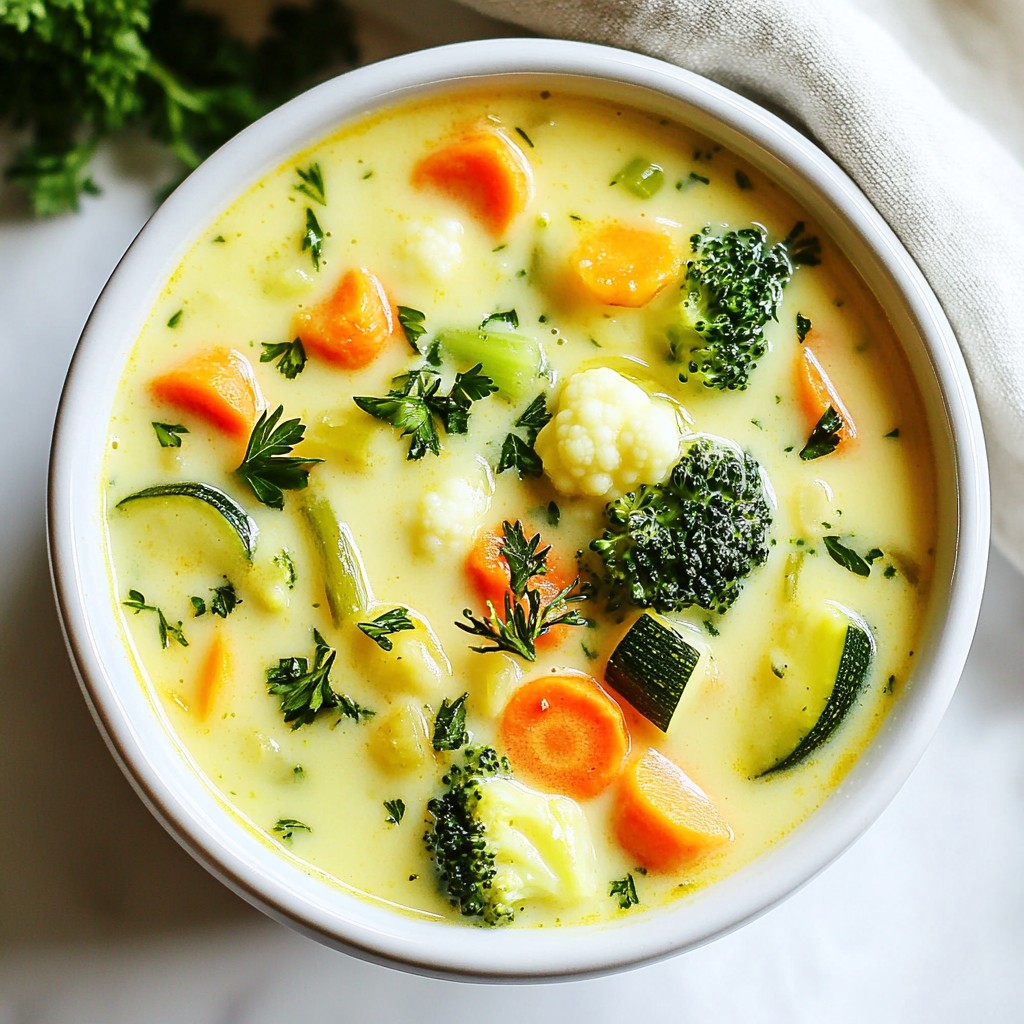 Creamy Dreamy Vegetable Soup Comfort in a Bowl