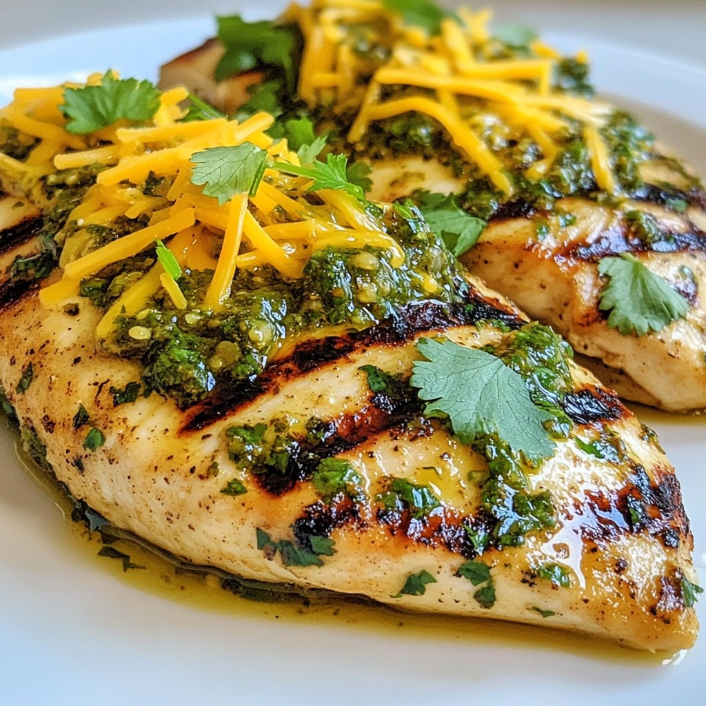 Salsa Verde Pepper Jack Grilled Chicken Recipe Delight