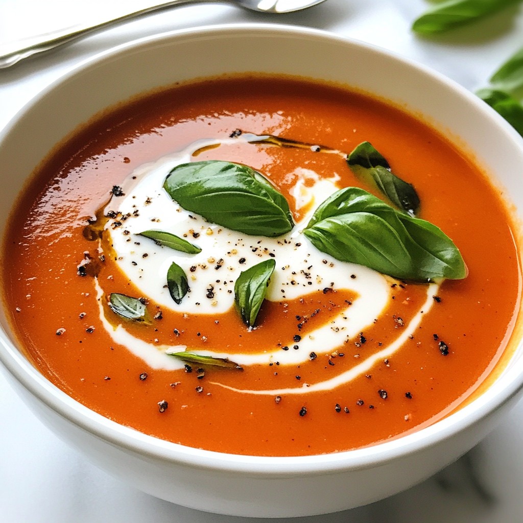 Quick Cozy Tomato Soup Comforting Winter Warmth