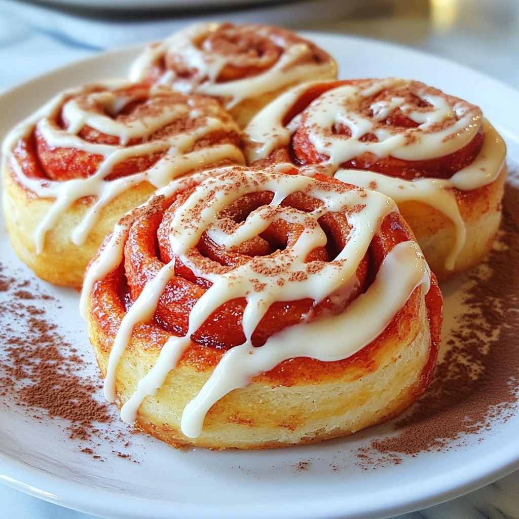 Red Velvet Cinnamon Rolls Delightful and Soft Treat