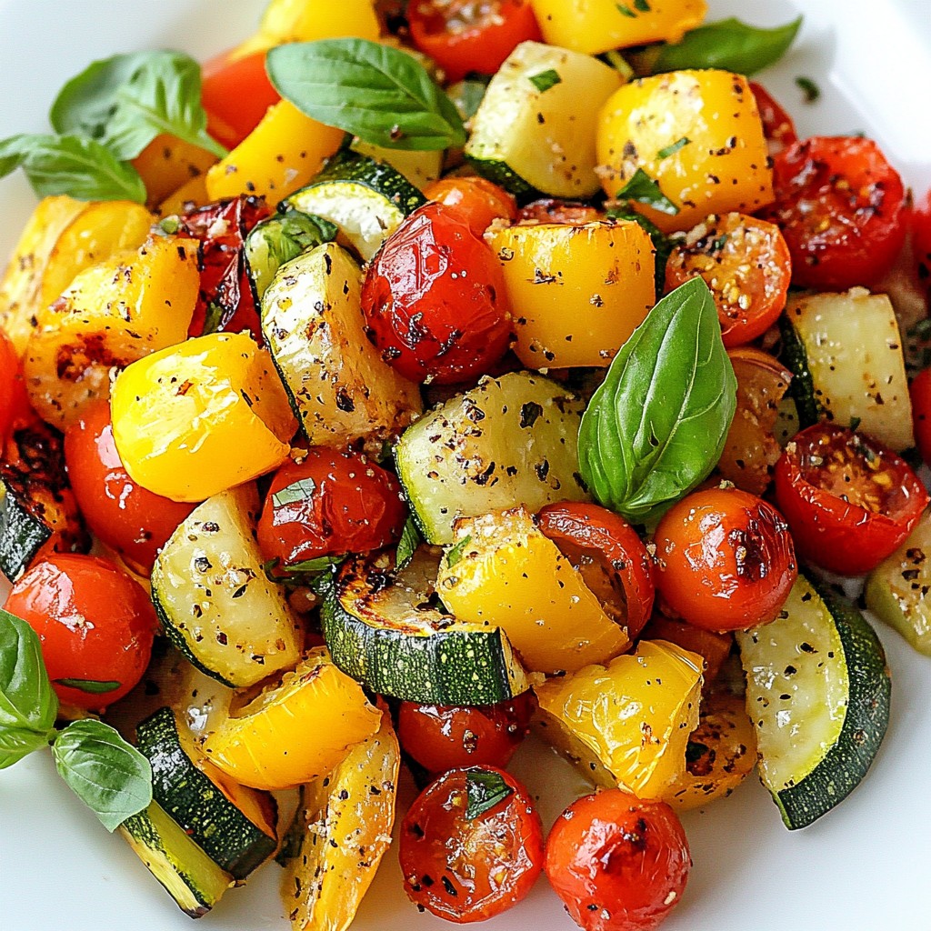 Garlic Roasted Veggie Medley Flavorful and Easy Dish