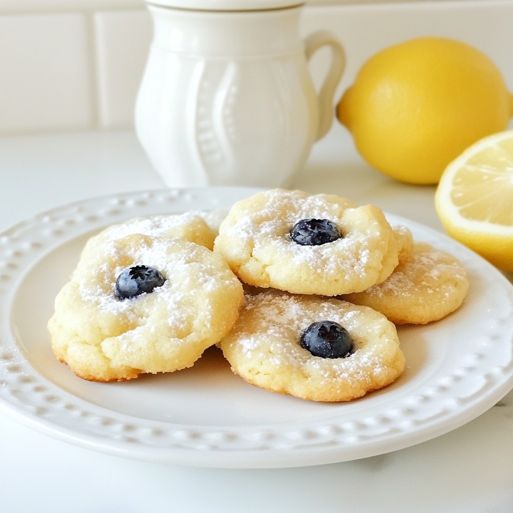 Soft Blueberry Lemon Cookies Perfectly Tangy Delight