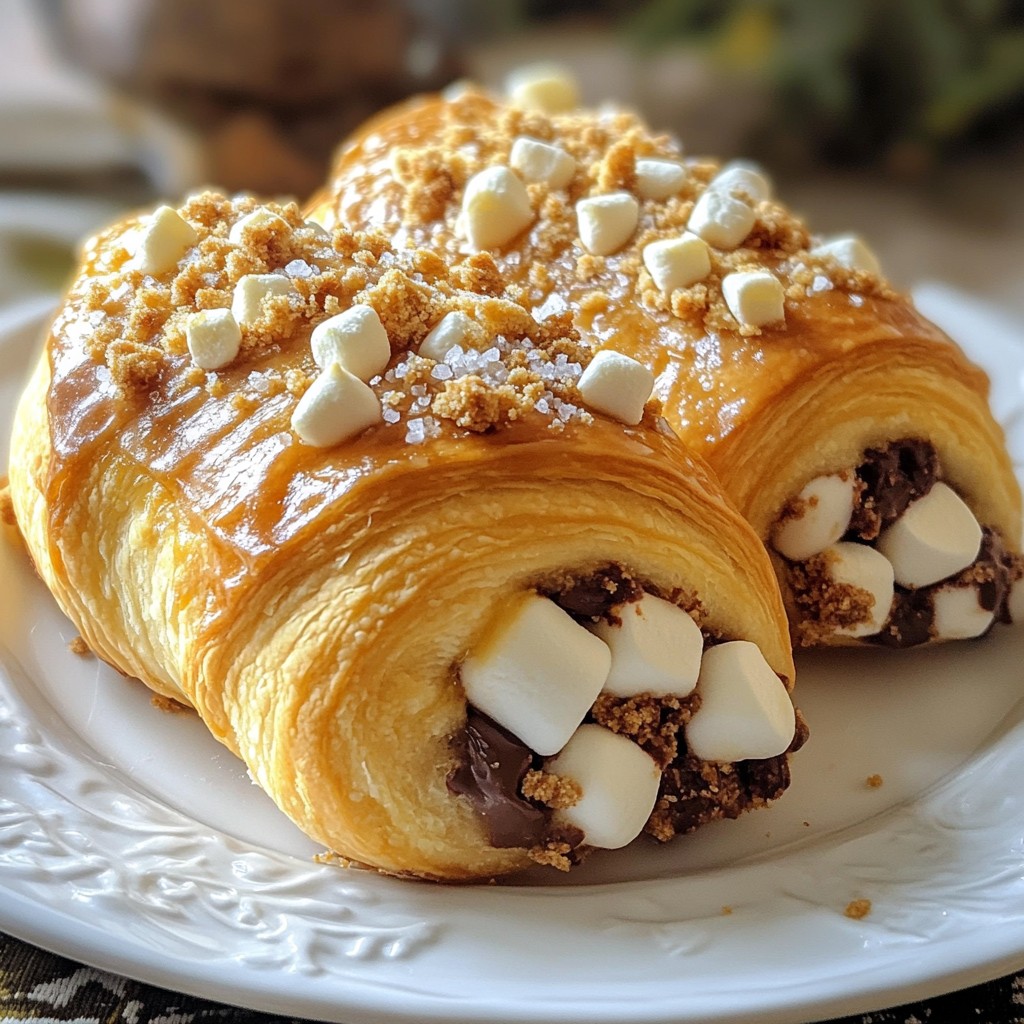 S'mores Crescent Rolls Irresistible and Simple Treat