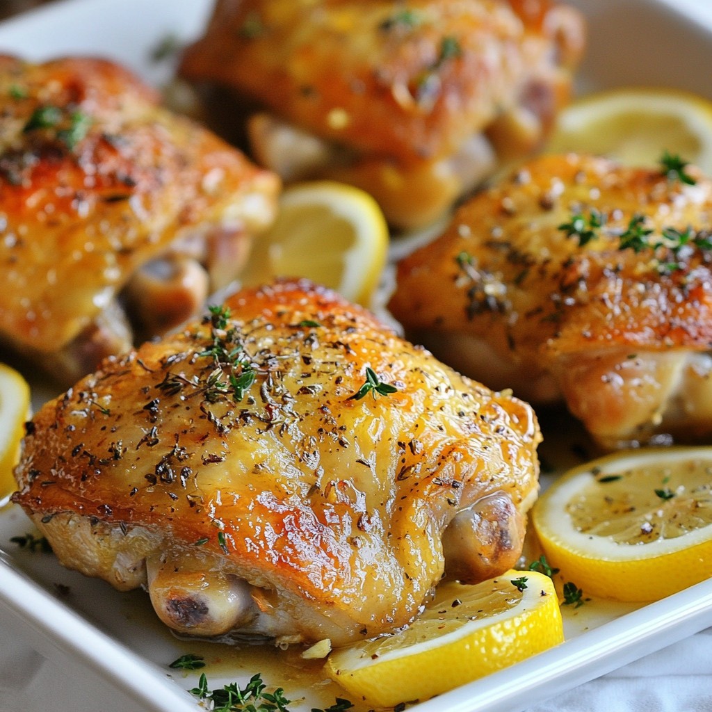 Oven Roasted French Garlic Chicken Flavorful Delight