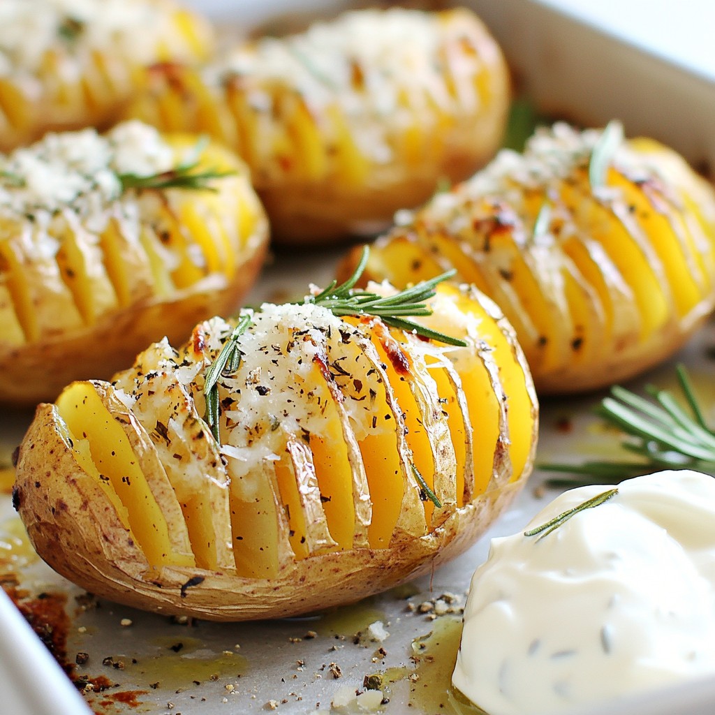 Hasselback Baked Potatoes Crunchy and Flavorful Delight
