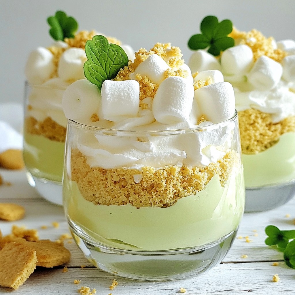 Shamrock Cheesecake Fluff Delightful St. Patrick's Treat