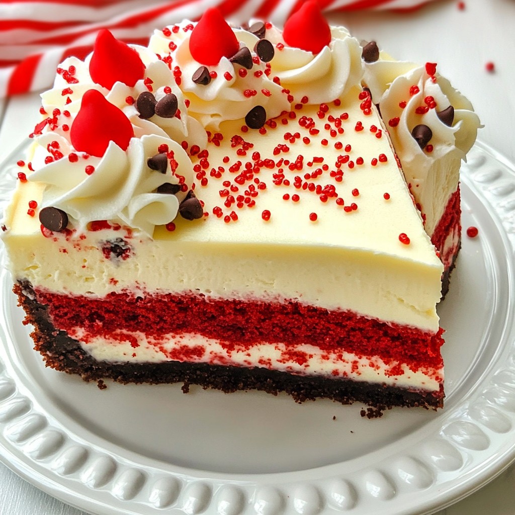 Festive Red Velvet Cheesecake Delightful Holiday Treat