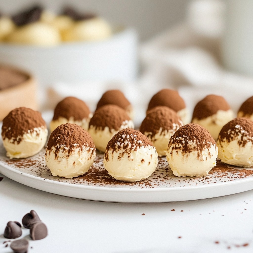 Tiramisu Truffle Bites Delightful and Easy Recipe