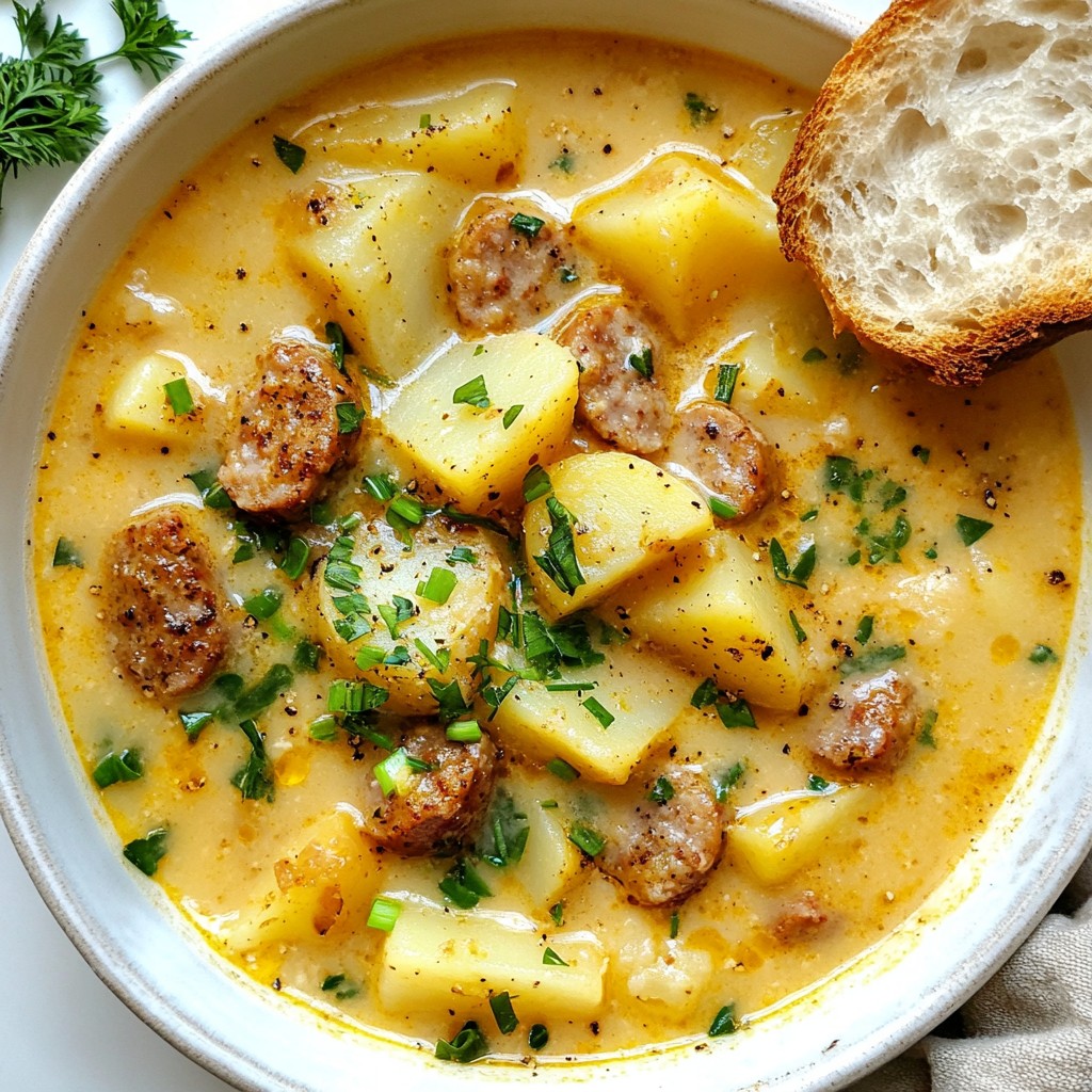 Cajun Turkey Sausage Potato Soup Flavorful and Easy