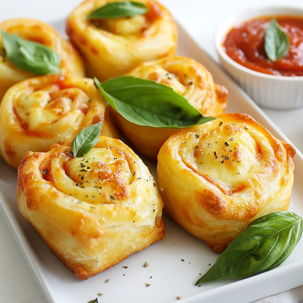Flaky Mozzarella Pizza Rolls Easy and Tasty Snack