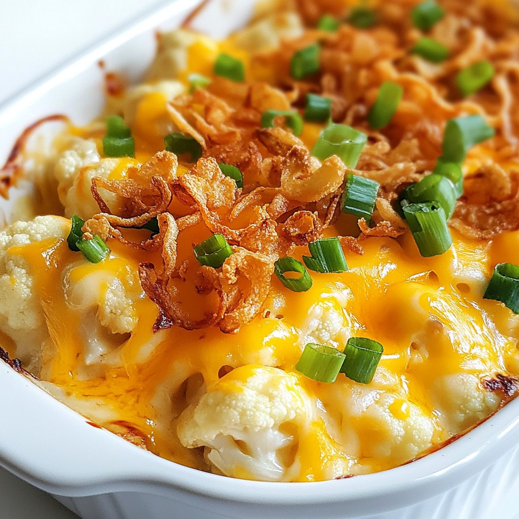 Loaded Cauliflower Bake Tasty and Comforting Dish
