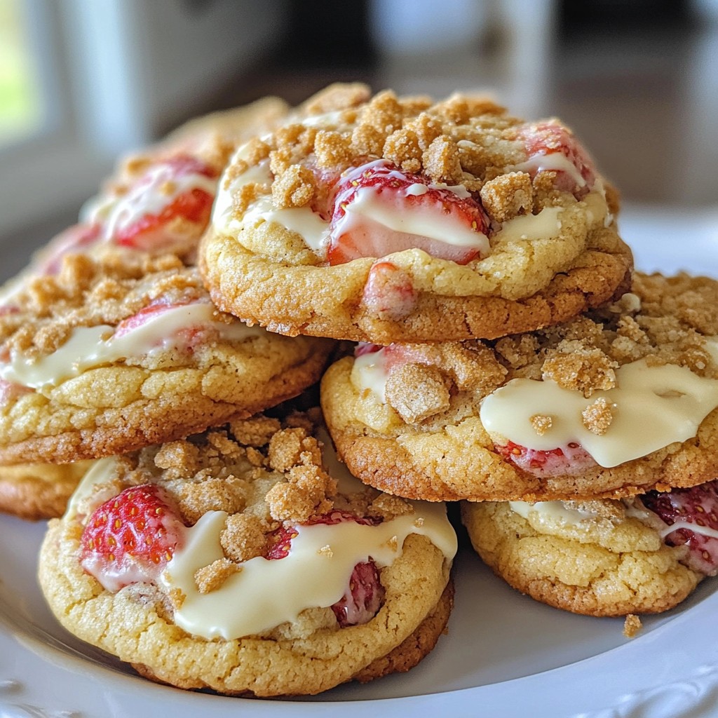 Strawberry Cheesecake Cookies Irresistible Sweet Treat
