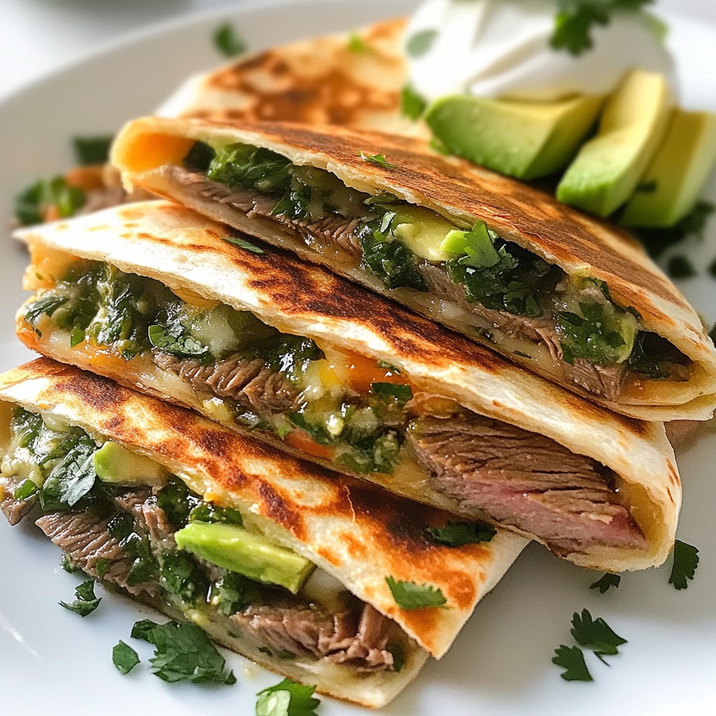 Chimichurri Steak Quesadillas Delicious and Easy Meal