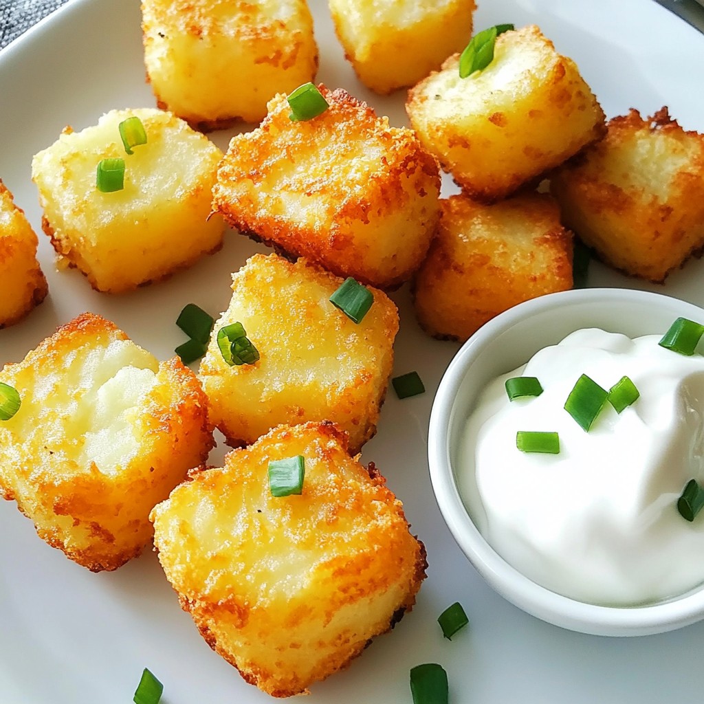 Mashed Potato Bites Crispy and Flavorful Snack