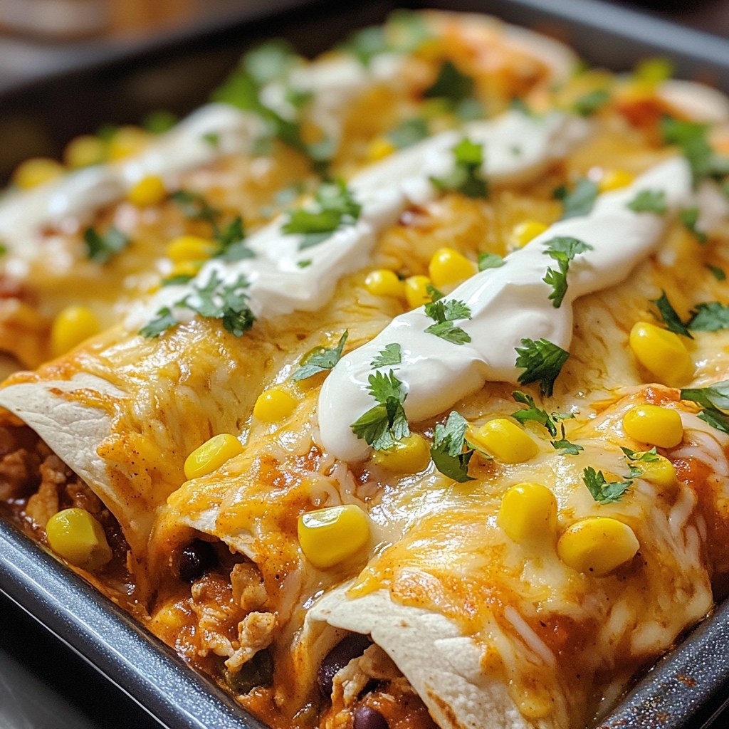 Smoky Chipotle Chicken Enchiladas with Tomato Sauce Delight