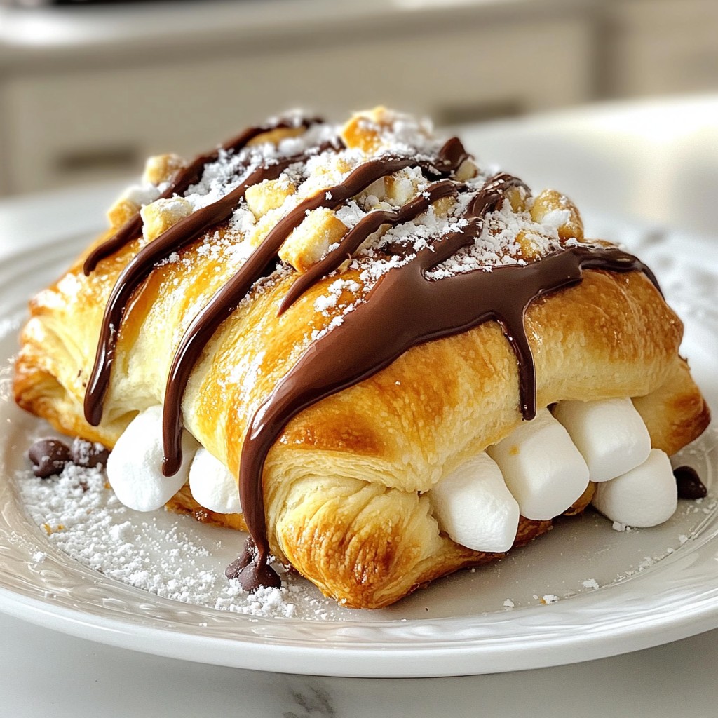 S'mores Crescent Rolls Delightful and Easy Treat