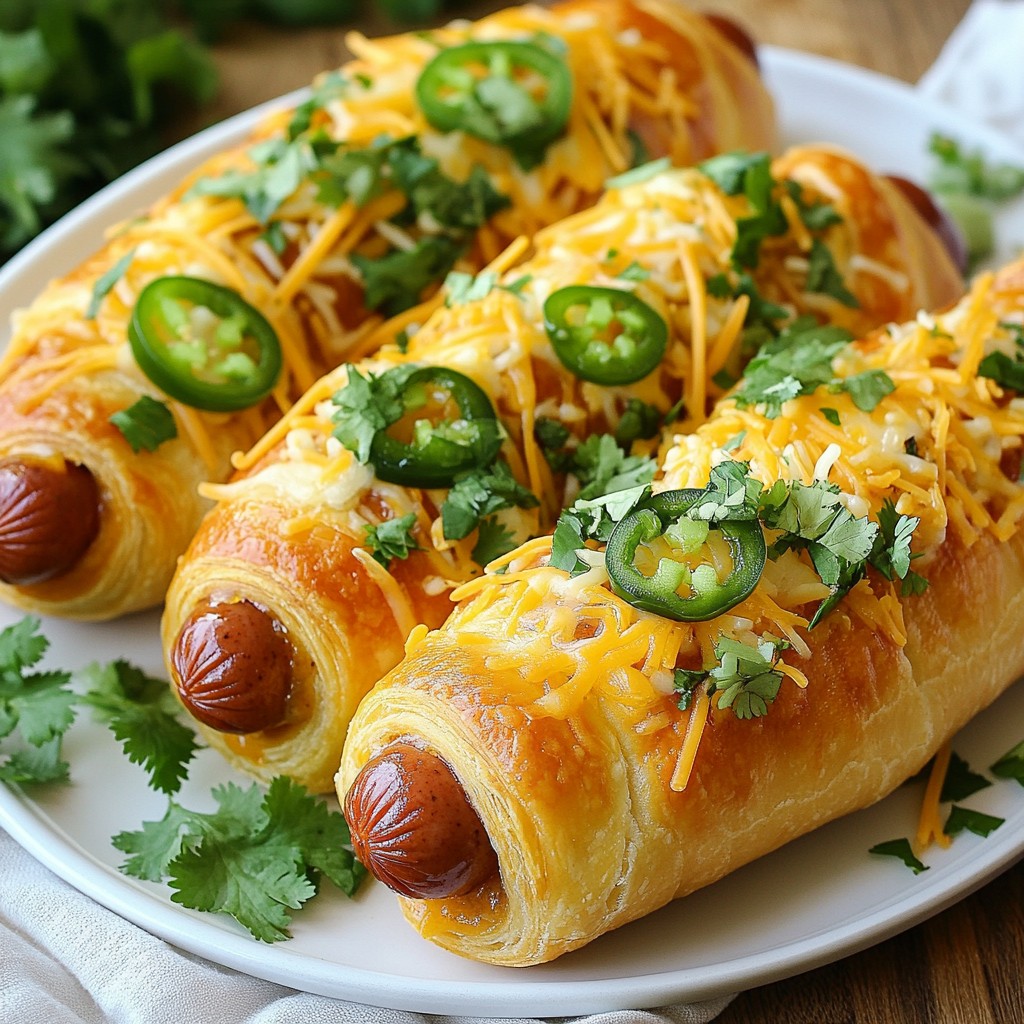 Crescent Roll Chili Dogs Deliciously Easy Snack Recipe