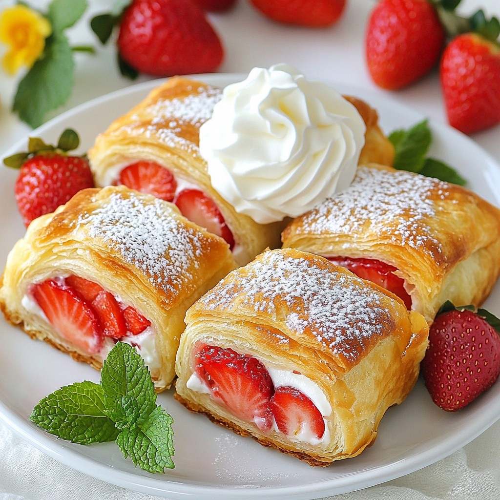 Copycat Strawberry Shortcake Rolls Simple and Tasty