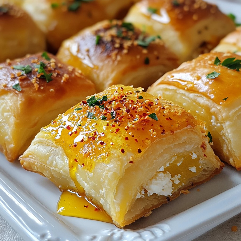 Chili Honey Feta Rolls Tasty and Simple Snack