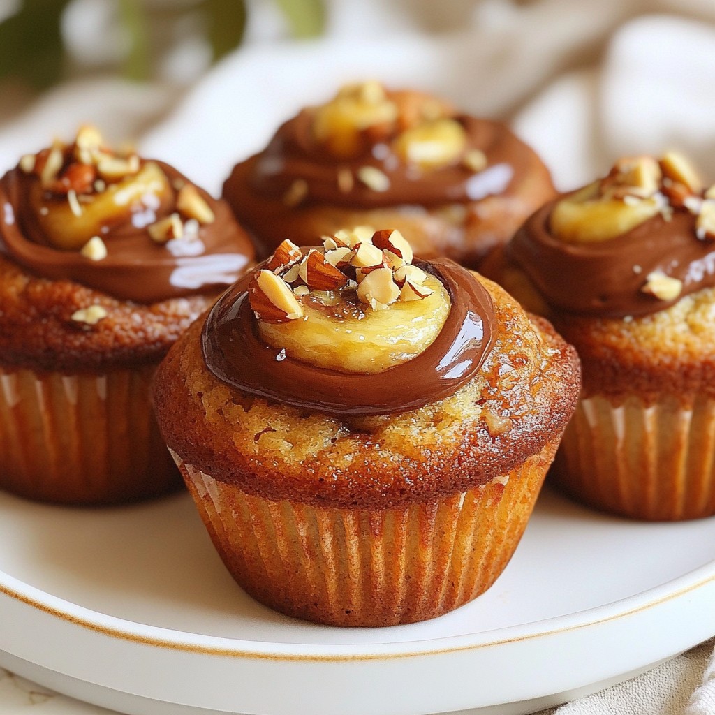 Nutella Banana Swirl Muffins Simple and Sweet Delight