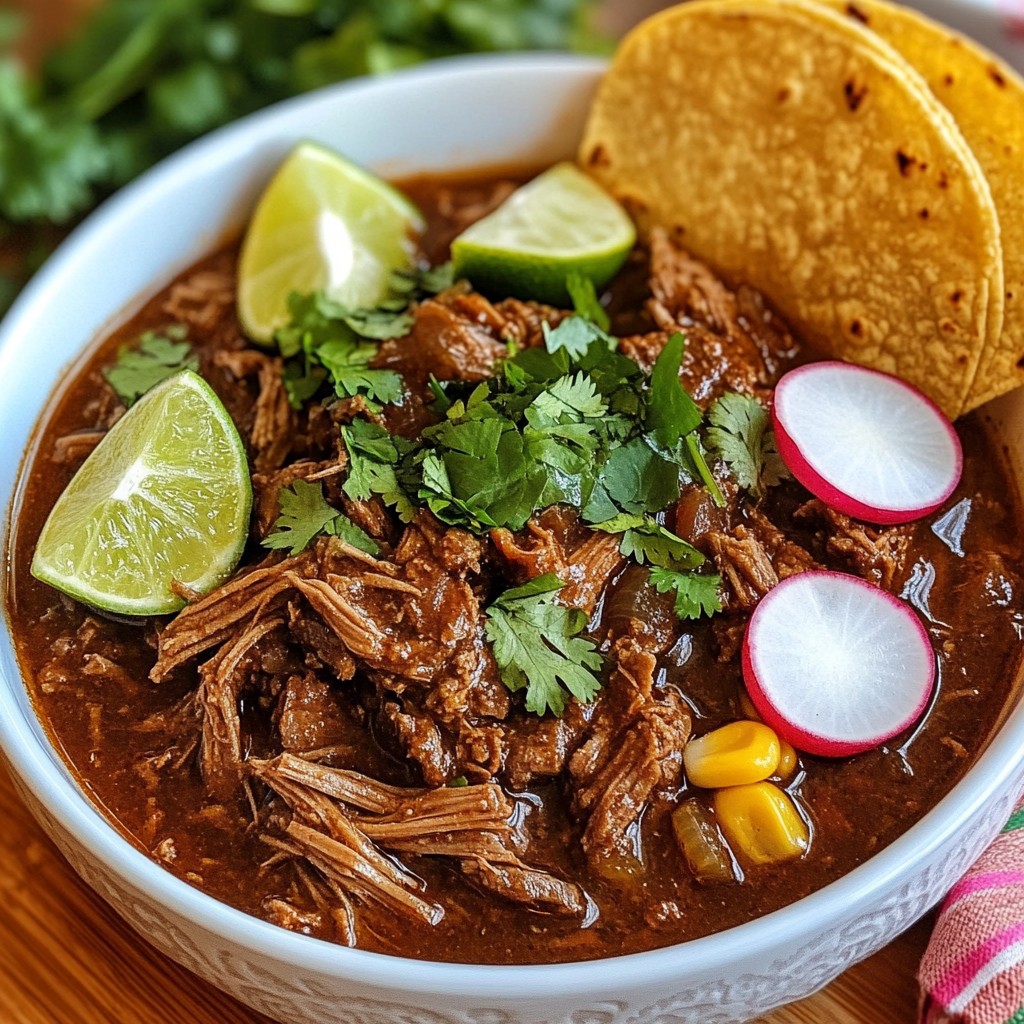 Authentic Mexican Beef Birria Flavorful Homemade Dish