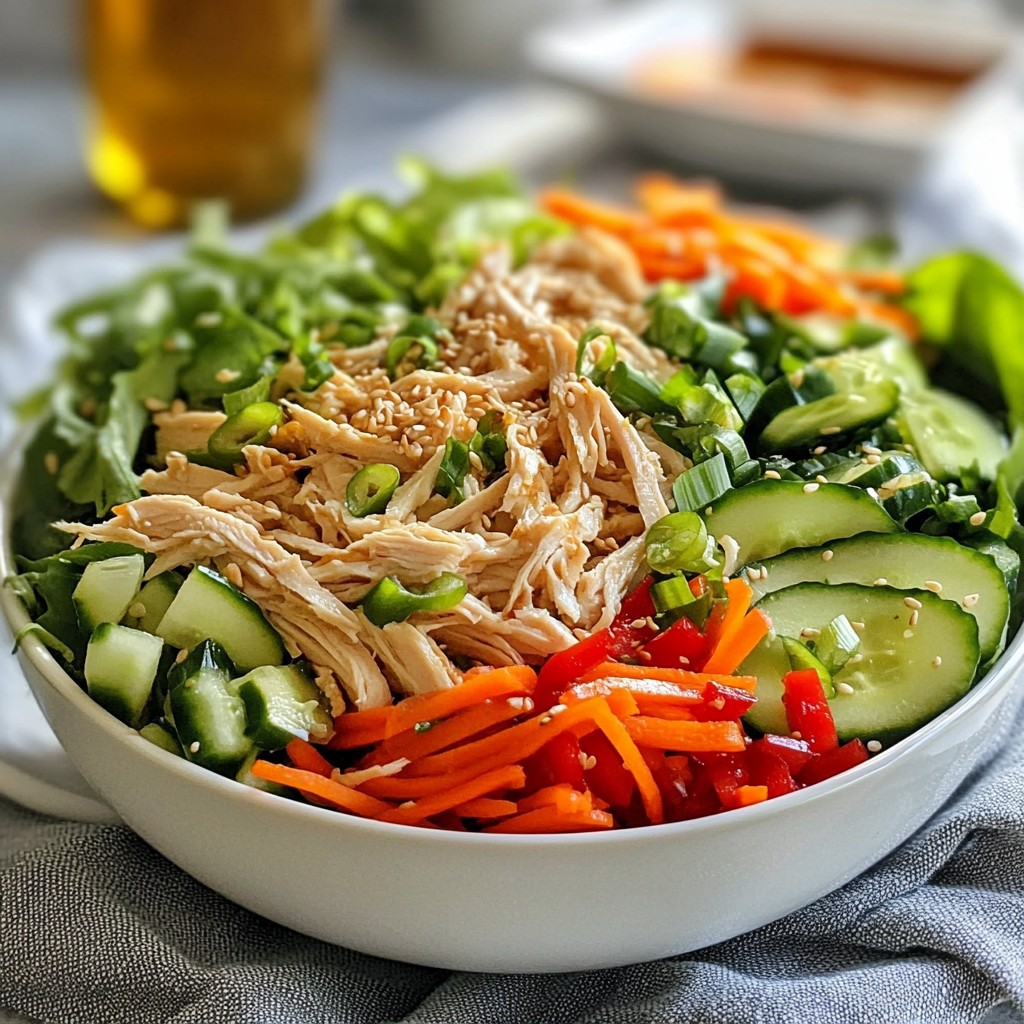 Asian Sesame Chicken Salad Fresh and Healthy Delight