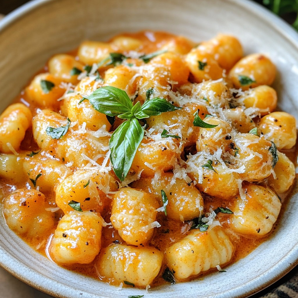 Creamy Tomato Basil Gnocchi Quick and Tasty Recipe