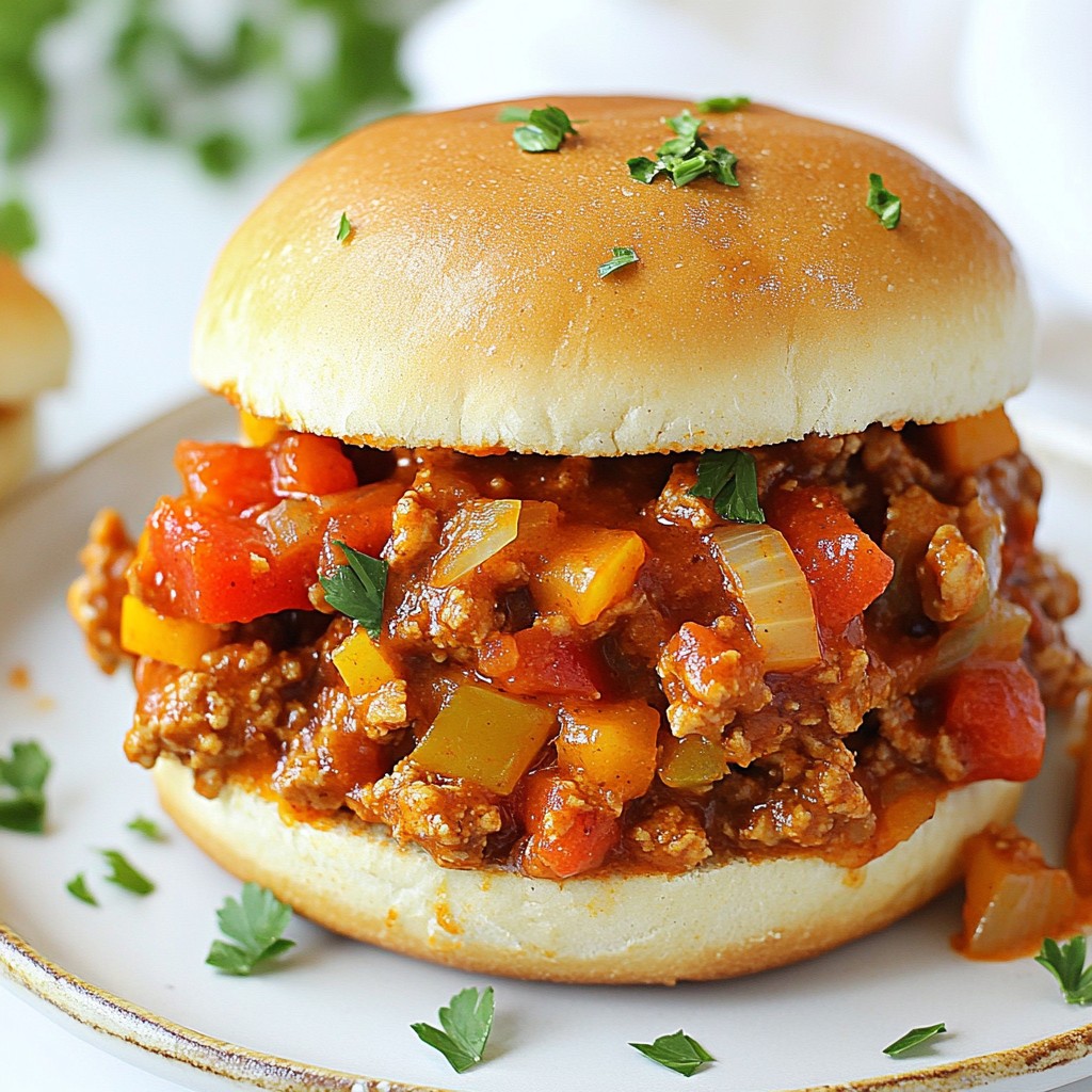 Cajun Chicken Sloppy Joes Flavorful and Easy Meal
