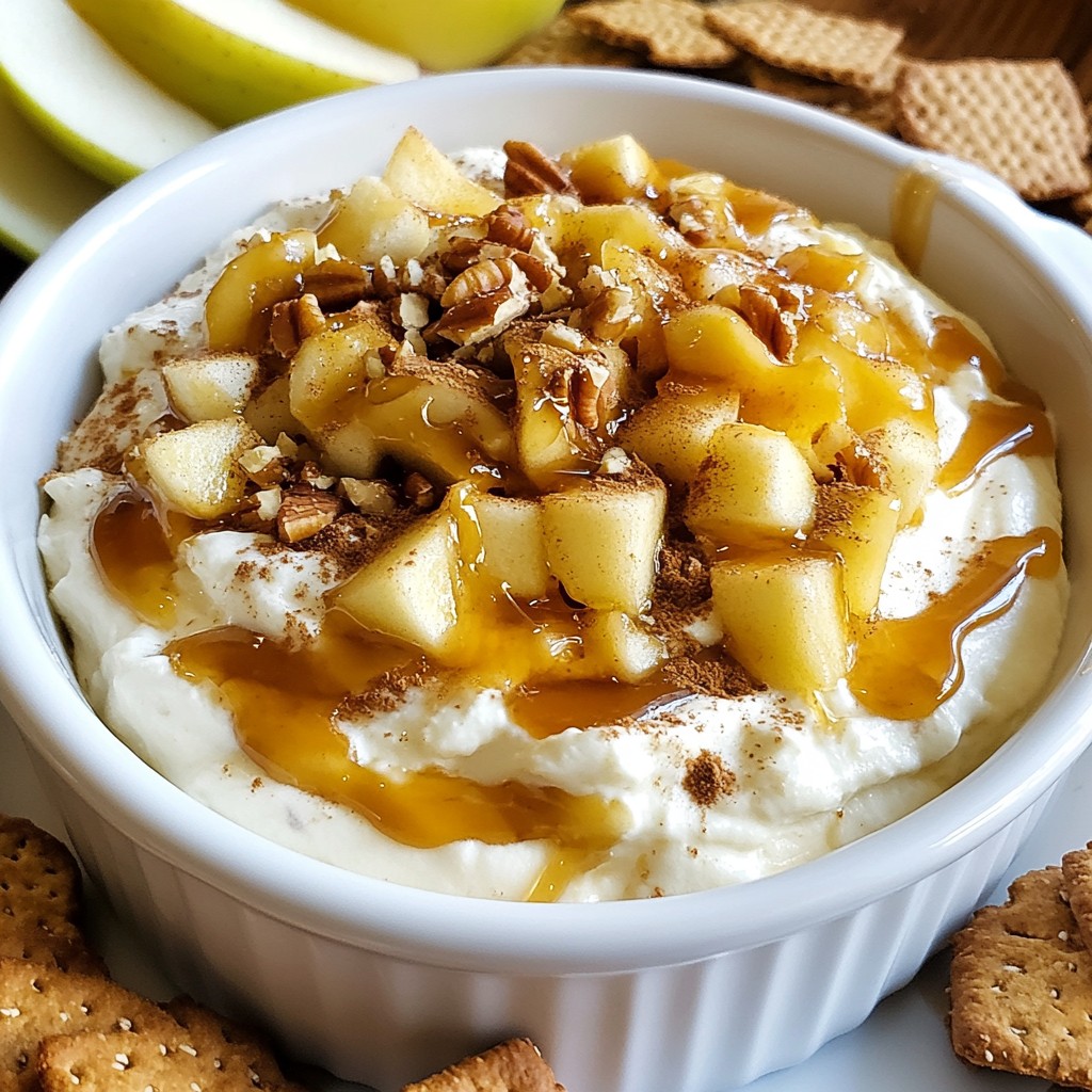 Caramel Apple Cheesecake Dip Irresistible Flavor Treat