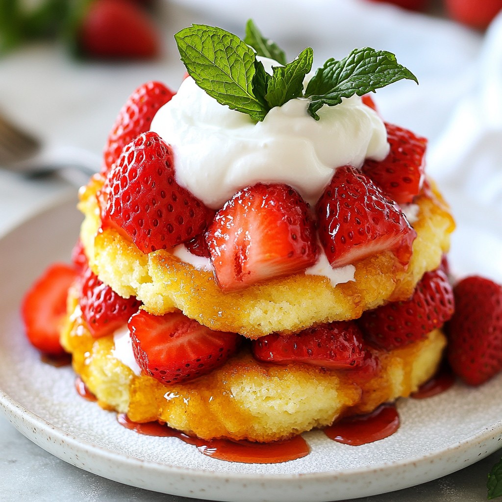 Healthy Strawberry Shortcake Delightful and Light Recipe