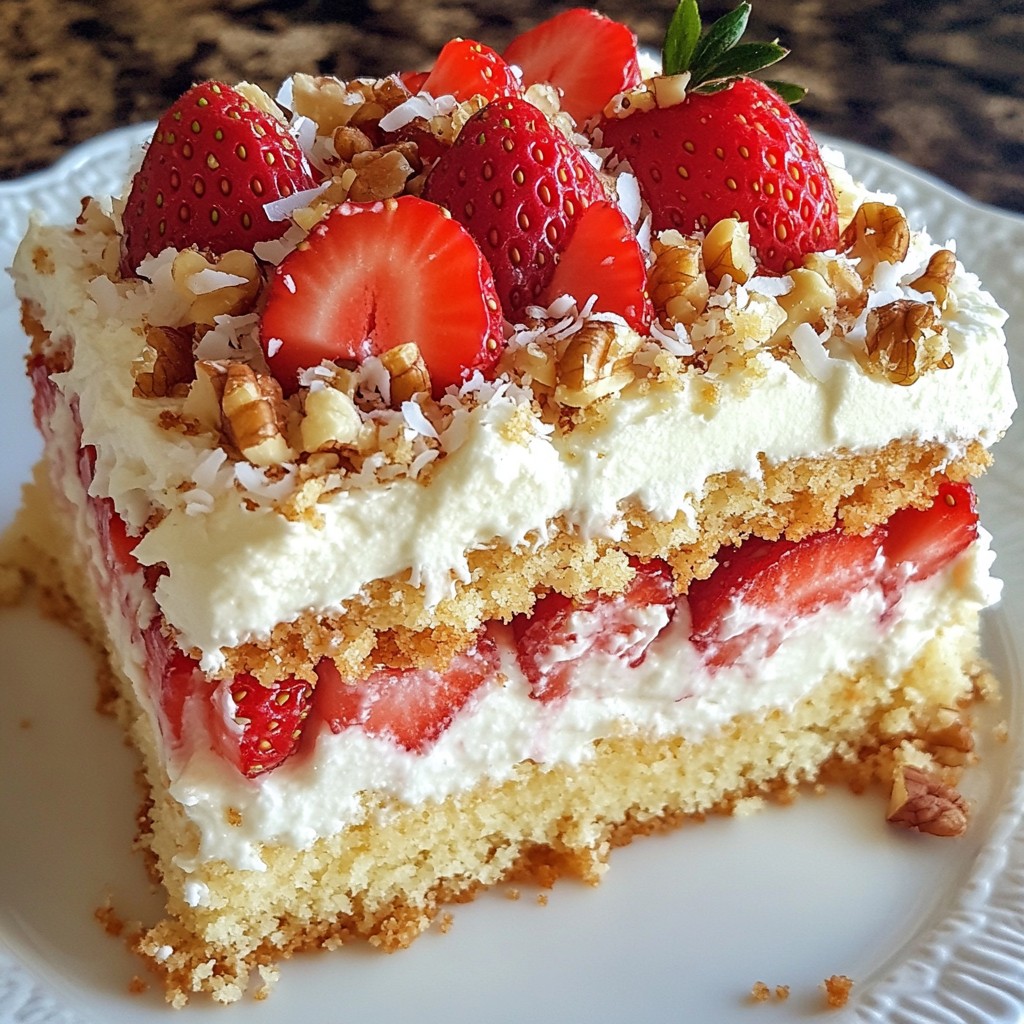 Strawberry Earthquake Cake Delightful and Easy Recipe