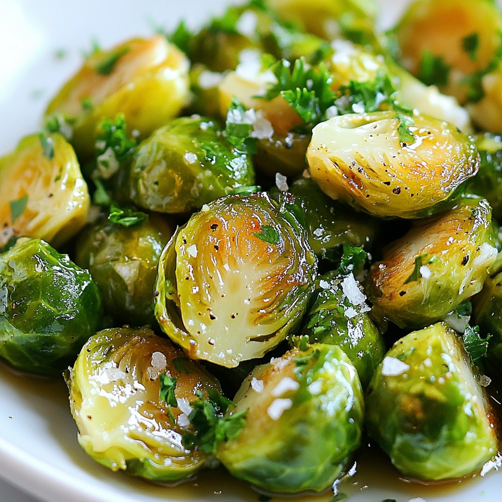 Honey Garlic Roasted Brussels Sprouts Flavorful Delight