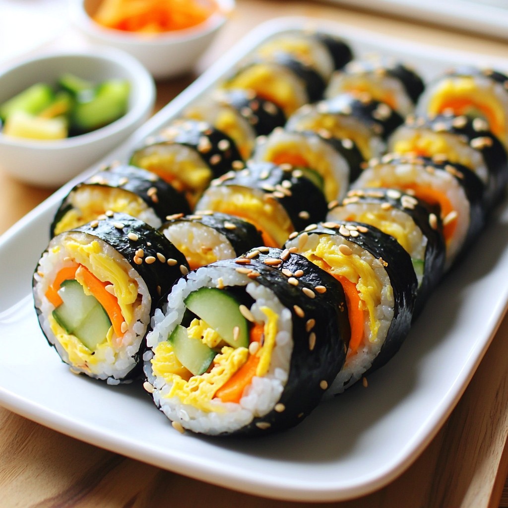 Classic Kimbap Rolls Delicious and Simple Recipe