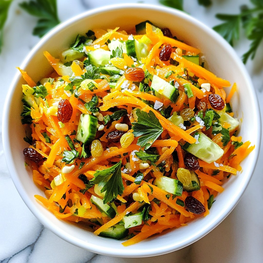Raw Carrot Detox Salad Refreshing and Healthy Choice