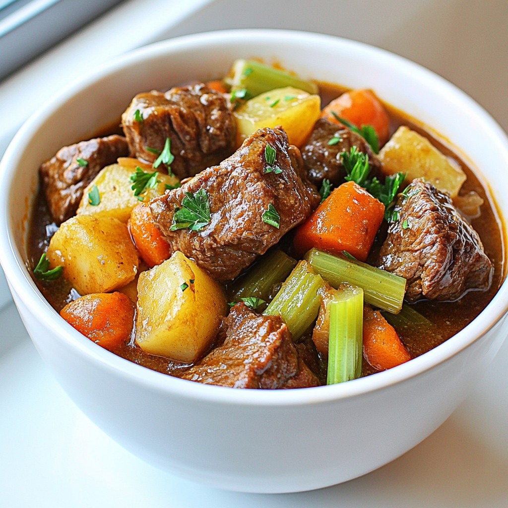 Instant Pot Beef Stew Flavorful and Hearty Meal