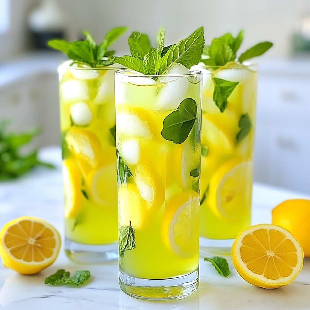Leprechaun Lemonade Refreshing and Fun Spring Drink