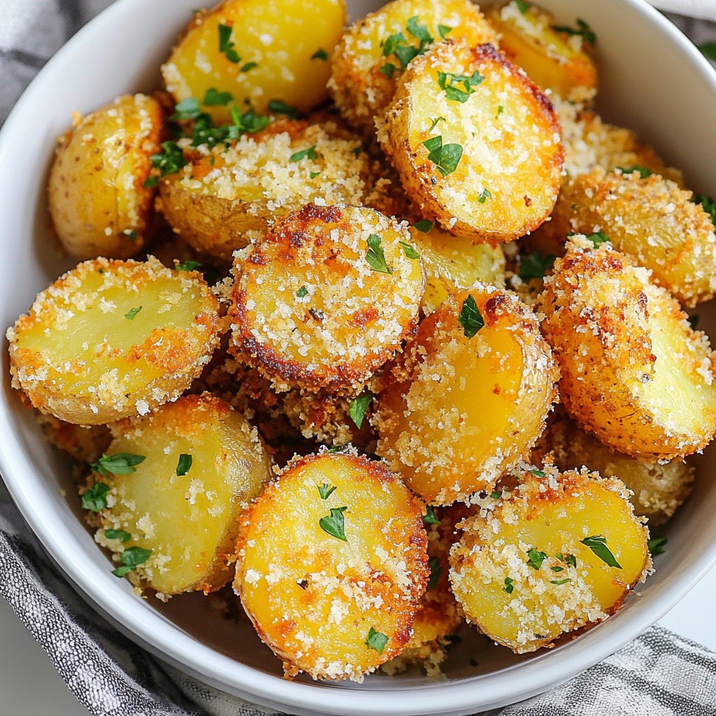 Air Fryer Parmesan Crusted Potatoes Simple and Tasty