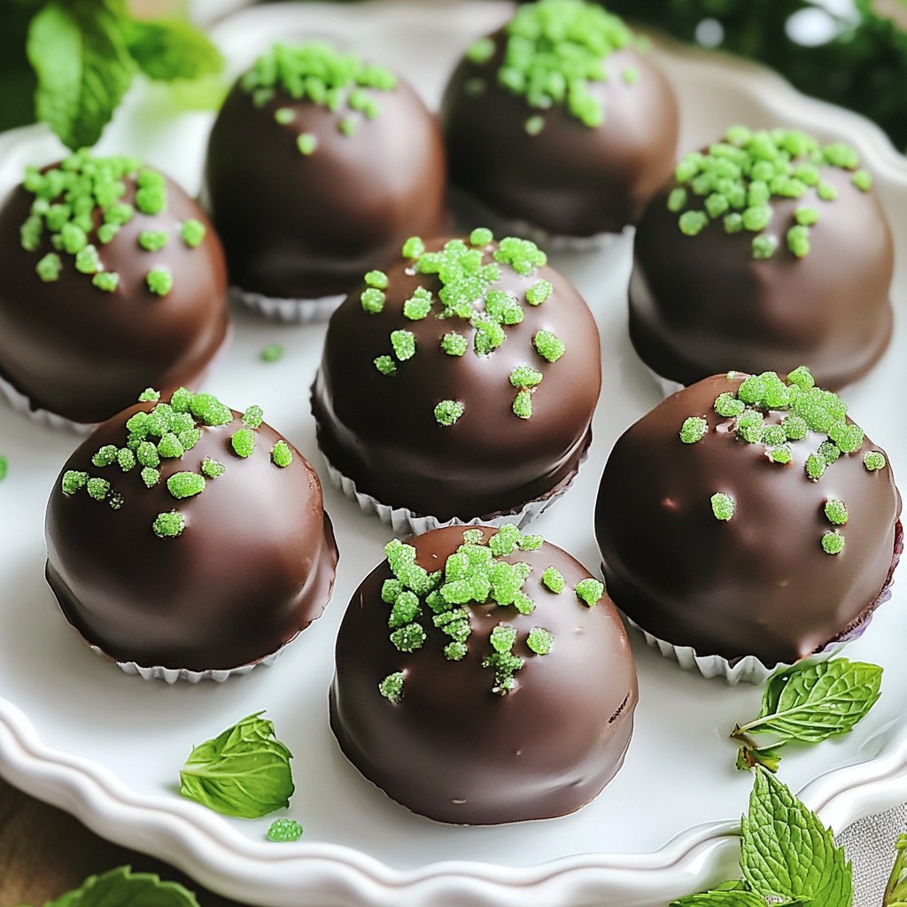 Mint Oreo Truffles Delightful No-Bake Treat Recipe