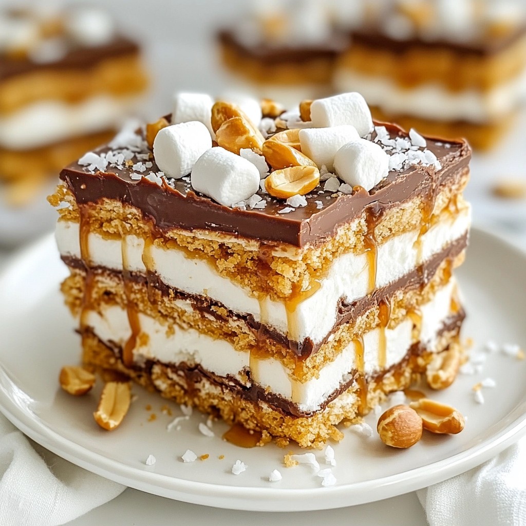 Caramel Chocolate Crunch Bars Delightfully Simple Treat